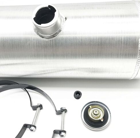 JSD AUTO PARTS 4 Gallons Aluminum Gas Tank 8 x 20" Center Fill 3/8" NPT Outlet Fuel Tank with cap in Saudi Arabia
