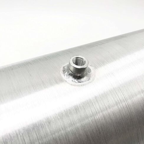 JSD AUTO PARTS 4 Gallons Aluminum Gas Tank 8 x 20" Center Fill 3/8" NPT Outlet Fuel Tank with cap in Saudi Arabia