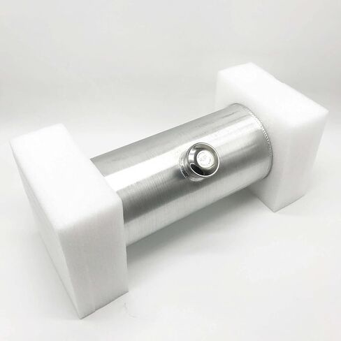 JSD AUTO PARTS 4 Gallons Aluminum Gas Tank 8 x 20" Center Fill 3/8" NPT Outlet Fuel Tank with cap in Saudi Arabia