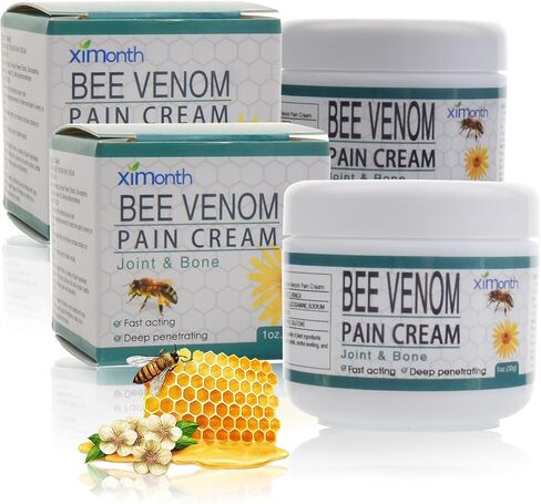 New Zealand Bee Venom Cream for Body Part, 2 PCS Specially Selected Bee Venom Joint Cream, Designed for Daily Care of Back, Neck, Hands, and Feet Joints, Providing Comfortable Care Experience in Saudi Arabia