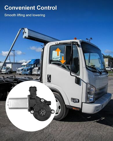 Power Window Motor Right Passenger Side Replace 8980584240 8980584290A Fit for Isuzu NQR NPRHD FTR GMC W3500 W4500 W5500HD 2008-2025 in Saudi Arabia
