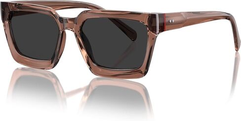 Men’s Contemporary Acetate Sunglasses – Bold Square Frame with Wire‑Core Temples & Polarized UV400 Clarity in Kuwait
