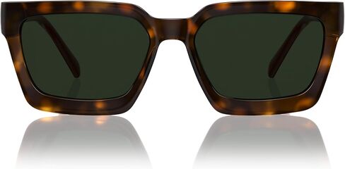 Men’s Contemporary Acetate Sunglasses – Bold Square Frame with Wire‑Core Temples & Polarized UV400 Clarity in Kuwait