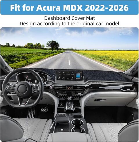 داش غطاء حصيرة ل أكورا MDX 2022 2023 2024 2025 2026 اكسسوارات عدم الانزلاق لوحة القيادة غطاء حصيرة ظلة الأشعة فوق البنفسجية حامي الملحقات الداخلية in Kuwait