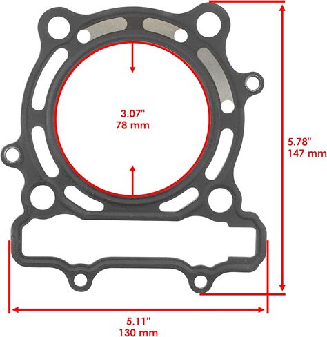 Caltric Cylinder Head Valve Gasket Kit Compatible with Kawasaki KX250F 2007 in Saudi Arabia