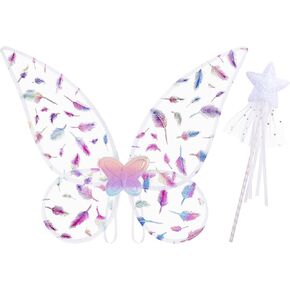 أجنحة الجنية للفتيات، أجنحة فراشة الأميرة مع جناح الملاك الجنية لحفلات الهالوين التنكرية in Kuwait