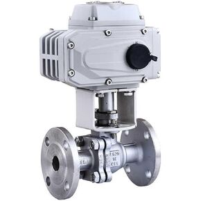 1pcs 304 electric stainless steel flange ball valve Q941F-16P high temperature steam explosion proof regulating cut-off valve(304 DN80 (150)) in Saudi Arabia