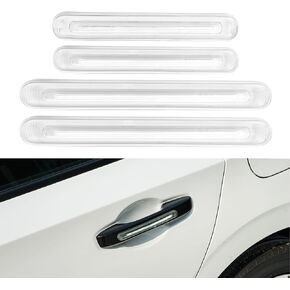4PCS Anti-Collision Bumper Guard Protector Clear Strips, Car Door Edge Guards, Anti-Scratch Bumper Protector Trim, Car Accessories Front/Rear Adhesive Clear Guard Strip for Cars SUV Truck in Kuwait