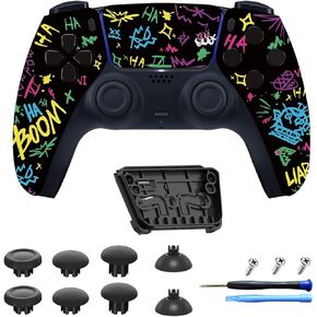 Front Shell Touchpad Compatible with PS5 Edge Controller, DIY Replacement Faceplate Custom Touch Pad Cover Set with Thumbsticks for PS5 Controller BDM-010 020 030 040 050 in Kuwait