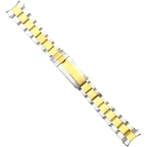 Ewatchparts 20mm Steel Gold Two Tone Oyster Watch Band Compatible With Rolex Submariner 116613 116613LB in Saudi Arabia