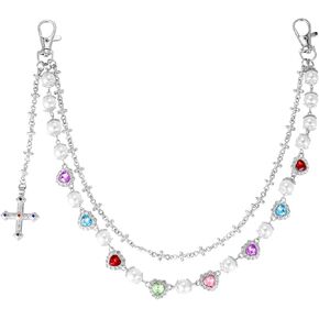 Cross Y2K Vintage Style Trousers Chain Pant Chain for Men Women Punk Wallet Chain Pocket Jean Chain Goth Accessory in Kuwait