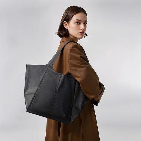 Montana West Slouchy Hobo Bag and Tote Bag, Black in Saudi Arabia