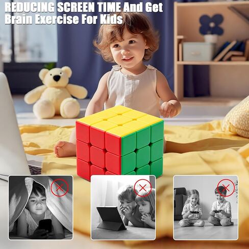 Giant Magic Cube 3x3, 18CM Extra Large Stickerless Puzzle Cube for All Ages in Kuwait