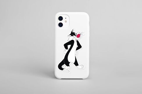 Elektroplate Officially Licensed Looney Tunes Sylvester the Cat Dynamic Decals | Premium Automotive-grade All Weather Vinyl Stickers for Car, Water Bottle, Laptop, Phone & more| Made in USA | Set of 3 in Saudi Arabia