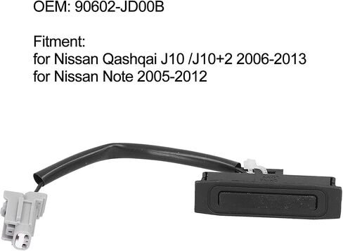 Tailgate Release Switch Opener Plastic Durable Trunk Lid Opener Replacement Part for Qashqai Note 2005 2013 1 Piece in Saudi Arabia
