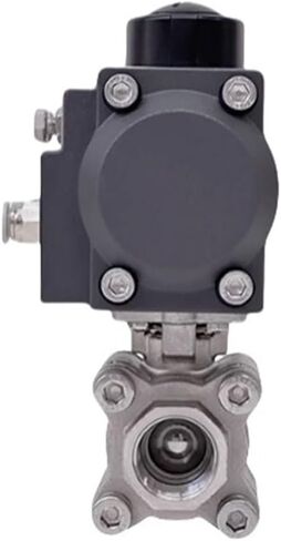 Q611F-64P pneumatic high pressure ball valve three piece threaded 304 ball valve 2000WOG stainless steel 316 ball valve(DN32) in Saudi Arabia