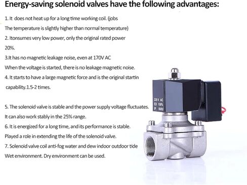 Normally Closed 1.5inch Solenoid Valve DN40 110v AC24v Stainless Steel With DIN Non Plastic Coil(2W-40B EPDM,BSP_12VDC) in Saudi Arabia