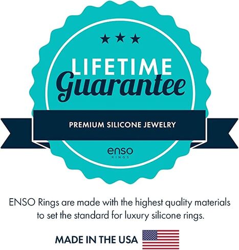 Enso Rings Elements Classic Silicone Ring - Meteorite-Infused - 5 in Saudi Arabia