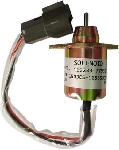 12V 119233-77932 Fuel Shut Down Solenoid Fits 3TNV88 19233-77931 For 1503ES-12S5SUC12S in Saudi Arabia