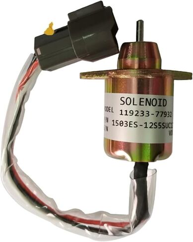 12V 119233-77932 Fuel Shut Down Solenoid Fits 3TNV88 19233-77931 For 1503ES-12S5SUC12S in Saudi Arabia