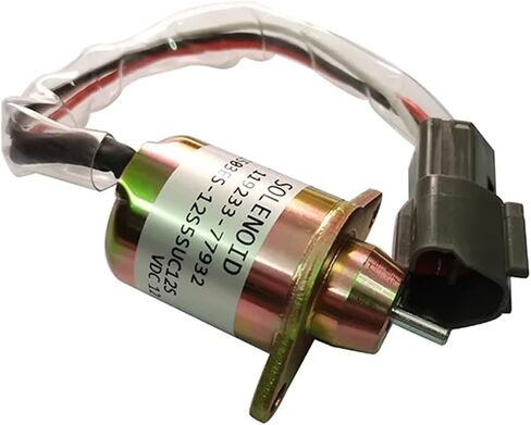 12V 119233-77932 Fuel Shut Down Solenoid Fits 3TNV88 19233-77931 For 1503ES-12S5SUC12S in Saudi Arabia