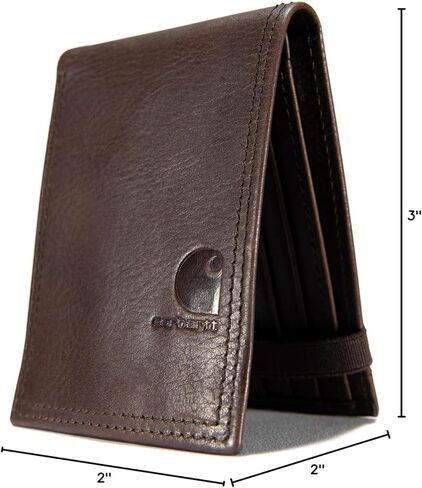 Carhartt B0000201 Men's Milled Leather Front Pocket Wallet in Saudi Arabia