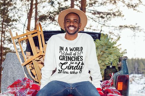 In a World Full of Green Monsters be a Cindy Funny Holiday Season Christmas Sweatshirt or T-Shirt Tee in Kuwait