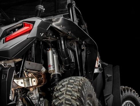 SuperATV Low Profile Fender Flares Mud Guards for 24 Different Polaris RZR Models - See Description for Full List | XP Turbo | XP 1000 | RZR 900 | RZR S | RZR Trail and Trail Premium | Made in USA in Saudi Arabia
