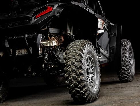 SuperATV Low Profile Fender Flares Mud Guards for 24 Different Polaris RZR Models - See Description for Full List | XP Turbo | XP 1000 | RZR 900 | RZR S | RZR Trail and Trail Premium | Made in USA in Saudi Arabia