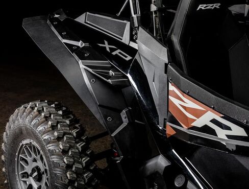 SuperATV Low Profile Fender Flares Mud Guards for 24 Different Polaris RZR Models - See Description for Full List | XP Turbo | XP 1000 | RZR 900 | RZR S | RZR Trail and Trail Premium | Made in USA in Saudi Arabia
