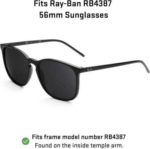 عدسات بديلة Revant لـ Ray-Ban RB4387 مقاس 56 مم in Saudi Arabia