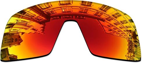 2 Pieces Lens Replacement for Oakley Sutro S Sunglass OO9462 Fire Red & Ice Blue Polarized UV400 Protection Lenses in Saudi Arabia