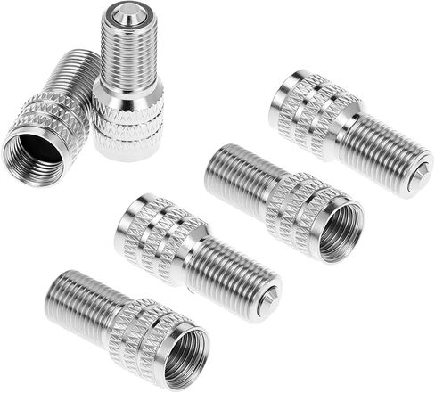 QWORK 32 Pcs Double Seal Valve Stem Caps for Cars, Trucks, RVs, Inflate Tire Valve Flow Through Tires Air Cap in Saudi Arabia