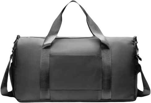 Personalized Gym Bag - Custom Duffle Bag for Men and Women (Black with your text) in Saudi Arabia