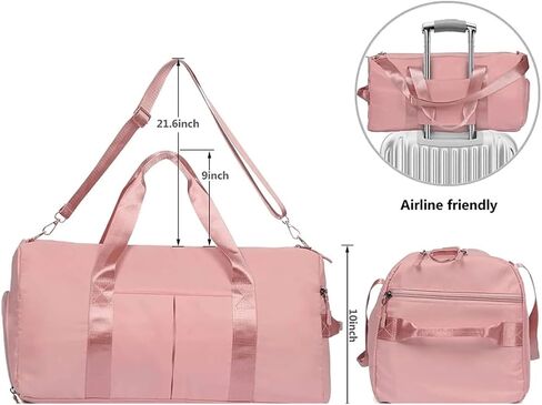 Personalized Gym Bag - Custom Duffle Bag for Men and Women (Black with your text) in Saudi Arabia