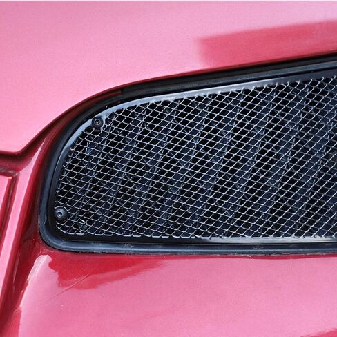 for Mitsubishi Eclipse 2006-2011 Front Grill Mesh Inserts Trim Stainless Steel Grille Guard Protector (Lower Grill-Black) in Saudi Arabia