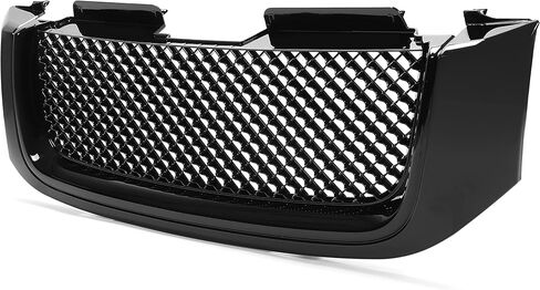 Front Bumper Grill Grille Guard Compatible With 2002-2008 GMC Envoy XL XUV Mesh Black in Saudi Arabia