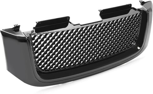 Front Bumper Grill Grille Guard Compatible With 2002-2008 GMC Envoy XL XUV Mesh Black in Saudi Arabia