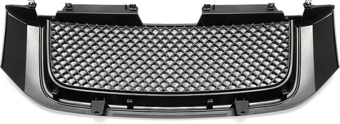 Front Bumper Grill Grille Guard Compatible With 2002-2008 GMC Envoy XL XUV Mesh Black in Saudi Arabia
