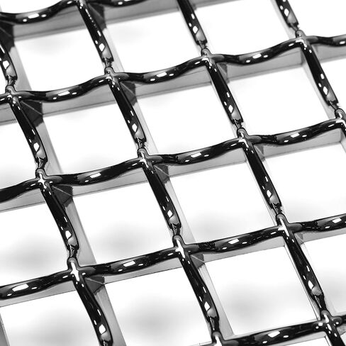 Front Bumper Grill Grille Guard Compatible With 2002-2008 GMC Envoy XL XUV Mesh Black in Saudi Arabia