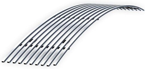 APS Compatible with Nissan 350Z 2006-2007 Lower Bumper Stainless Steel Chrome 8x6 Billet Front Grill Grille Insert N65414C in Saudi Arabia