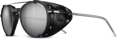 نظارات Julbo Legacy Glacier الشمسية للرجال والنساء مع دروع جانبية جلدية قابلة للإزالة للمشي لمسافات طويلة والتزلج والثلج - حماية 100% من الأشعة فوق البنفسجية in Kuwait