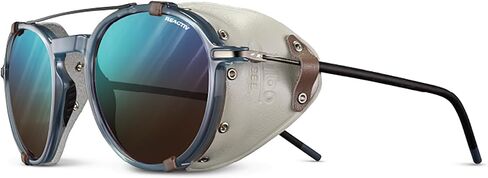 نظارات Julbo Legacy Glacier الشمسية للرجال والنساء مع دروع جانبية جلدية قابلة للإزالة للمشي لمسافات طويلة والتزلج والثلج - حماية 100% من الأشعة فوق البنفسجية in Kuwait