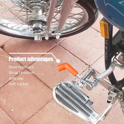 2PCS Motorcycle Gear Shift Lever Shoe Protector, Motorcycle Shifter Cover, Anti Slip Gear Shift Lever Cover, Motorbike Accessories Rubber Shifter Sleeve Protector for Street Dirt ATVs in Saudi Arabia
