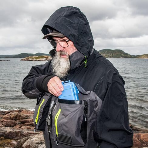 8 Fans Fishing Wading Jackets Breathable Waterproof Fishing Rain Jackets for Men&Women in Kuwait