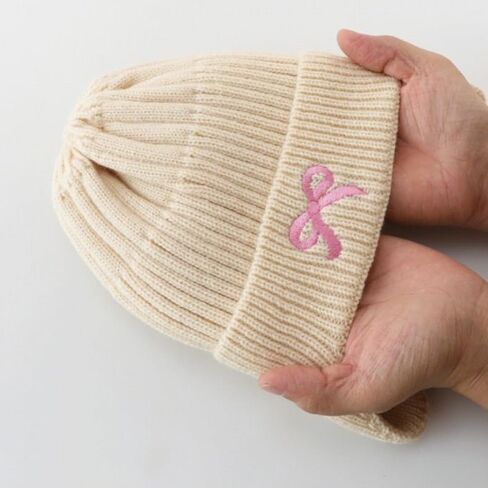 Bowknot Knitted Earmuffs Hat Thick Warm Windproof Pullover Hat Suitable for Winter in Saudi Arabia