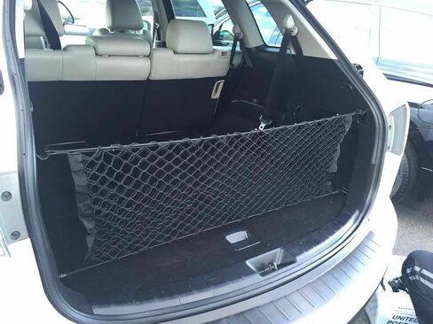 Rear Trunk Organizer Cargo Net for Mazda CX-9 2007-2023 - Envelope Style Cargo Net for SUV - Premium Mesh Elastic Car Trunk Organizer Vehicle Carrier Storage–Compatible with Mazda CX-9 in Saudi Arabia