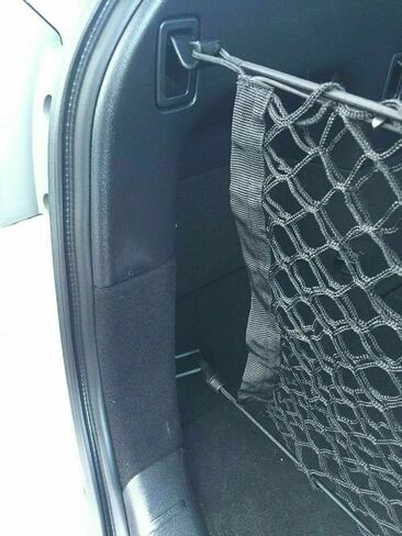 Rear Trunk Organizer Cargo Net for Mazda CX-9 2007-2023 - Envelope Style Cargo Net for SUV - Premium Mesh Elastic Car Trunk Organizer Vehicle Carrier Storage–Compatible with Mazda CX-9 in Saudi Arabia