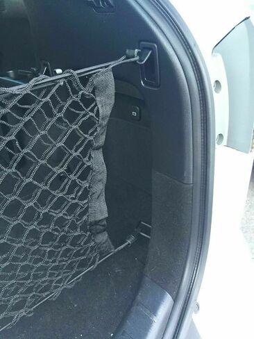 Rear Trunk Organizer Cargo Net for Mazda CX-9 2007-2023 - Envelope Style Cargo Net for SUV - Premium Mesh Elastic Car Trunk Organizer Vehicle Carrier Storage–Compatible with Mazda CX-9 in Saudi Arabia