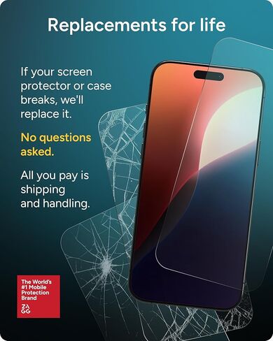 ZAGG Luxe Snap Case for iPhone 16 Pro - MagSafe Wireless Charging, 10ft Drop Protection, Eco-Friendly, Graphene Reinforced, Ripple Design, Black in Saudi Arabia